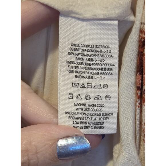 Free People Bella Notte Midi Dress Pink Combo, Boho Cottagecore Prairie | 6 EUC - Picture 8 of 13